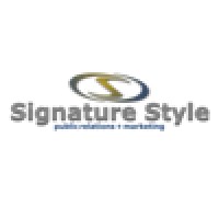 Signature Style PR + Marketing logo, Signature Style PR + Marketing contact details