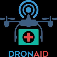 DRONAID logo, DRONAID contact details