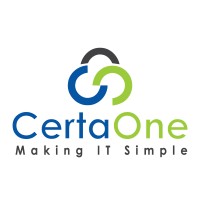 CertaOne logo, CertaOne contact details