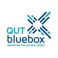 QUT bluebox logo, QUT bluebox contact details