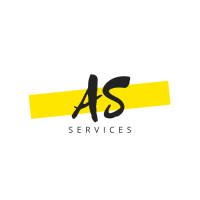 AS Services logo, AS Services contact details