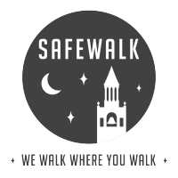 SafeWalk UNC logo, SafeWalk UNC contact details