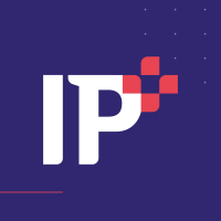 IP+ logo, IP+ contact details