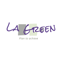 LA Green logo, LA Green contact details