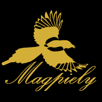 Magpiely logo, Magpiely contact details