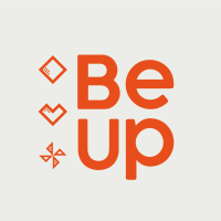 BeUp logo, BeUp contact details