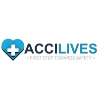 AcciLives logo, AcciLives contact details