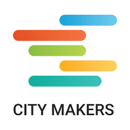 City Makers logo, City Makers contact details