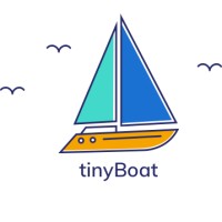 tinyBoat logo, tinyBoat contact details