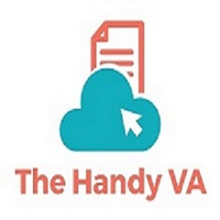 The Handy VA logo, The Handy VA contact details