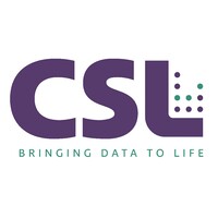 CSL - bringing data to life logo, CSL - bringing data to life contact details