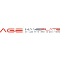 AGE Nameplate logo, AGE Nameplate contact details