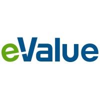 eValue, a MedHub Product logo, eValue, a MedHub Product contact details