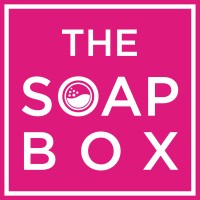 The Soap Box logo, The Soap Box contact details