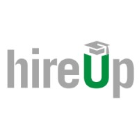 hireUp UND logo, hireUp UND contact details