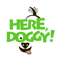 Here, Doggy! logo, Here, Doggy! contact details