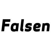 Falsen logo, Falsen contact details