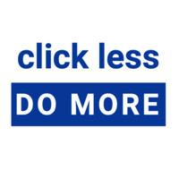 Click Less Do More logo, Click Less Do More contact details