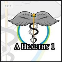 A Healthy 1 home Health logo, A Healthy 1 home Health contact details