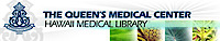 The Queens Medical Center, Hawaii Medical Library logo, The Queens Medical Center, Hawaii Medical Library contact details