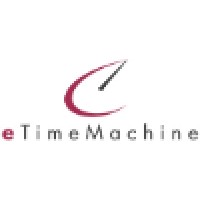 eTimeMachine logo, eTimeMachine contact details