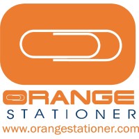 The Orange Stationer logo, The Orange Stationer contact details