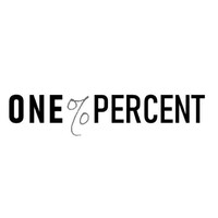 One Percent logo, One Percent contact details