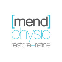 [mend]physio logo, [mend]physio contact details