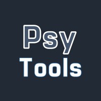 PsyTools logo, PsyTools contact details