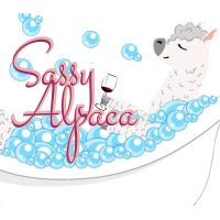 The Sassy Alpaca logo, The Sassy Alpaca contact details