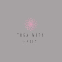 Yoga with Emily logo, Yoga with Emily contact details