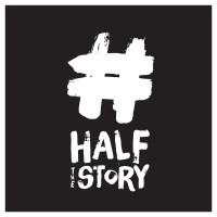 #HALFTHESTORY logo, #HALFTHESTORY contact details