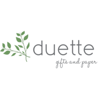 duette gifts and paper logo, duette gifts and paper contact details