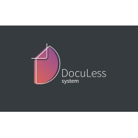 DocuLess logo, DocuLess contact details