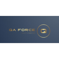 QA Force logo, QA Force contact details