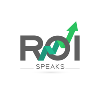 ROI Speaks logo, ROI Speaks contact details