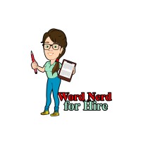 Word Nerd for Hire logo, Word Nerd for Hire contact details