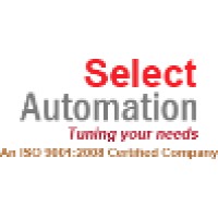 SELECT AUTOMATION logo, SELECT AUTOMATION contact details