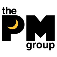 The PM Group logo, The PM Group contact details