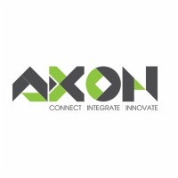 AXON logo, AXON contact details