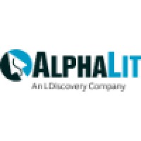 AlphaLit, an LDiscovery Company logo, AlphaLit, an LDiscovery Company contact details