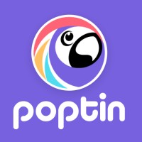 Poptin logo, Poptin contact details