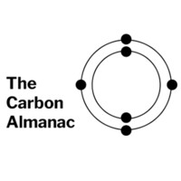 The Carbon Almanac logo, The Carbon Almanac contact details