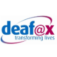 Deafax logo, Deafax contact details