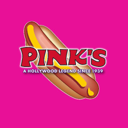 Pinks Hot Dogs logo, Pinks Hot Dogs contact details