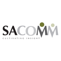 SACOMM logo, SACOMM contact details