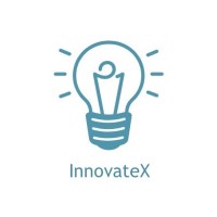 InnovateX logo, InnovateX contact details