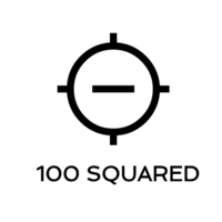 100 Squared logo, 100 Squared contact details