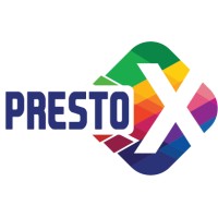 PrestoX logo, PrestoX contact details