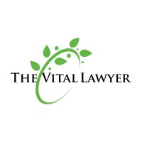 The Vital Lawyer logo, The Vital Lawyer contact details